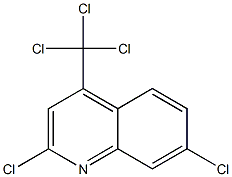 2,7-Dichloro-4-(trichloromethyl)quinoline Struktur