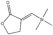 4,5-Dihydro-3-trimethylsilylmethylene-2(3H)-furanone Struktur