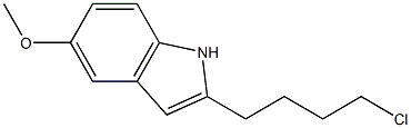 2-(4-Chlorobutyl)-5-methoxy-1H-indole Struktur