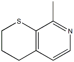 8-Methyl-2,3-dihydro-4H-thiopyrano[2,3-c]pyridine Struktur