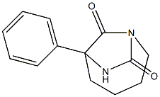 8,9-Dioxo-6-phenyl-1,7-diazabicyclo[4.2.1]nonane Struktur