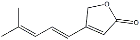 4-(4-Methyl-1,3-pentadienyl)-2(5H)-furanone Struktur