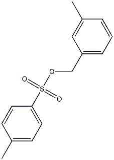 4-Methylbenzenesulfonic acid 3-methylbenzyl ester Struktur