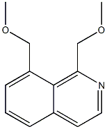 1,8-Bis(methoxymethyl)isoquinoline Struktur