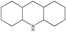 Tetradecahydroacridine Struktur