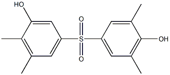 3,4'-Dihydroxy-3',4,5',5-tetramethyl[sulfonylbisbenzene] Struktur