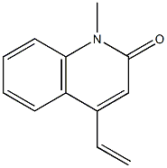 1-Methyl-4-ethenylquinolin-2(1H)-one Struktur