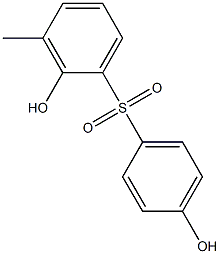 2',4-Dihydroxy-3'-methyl[sulfonylbisbenzene] Struktur