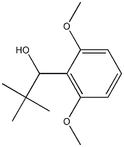 1-(2,6-Dimethoxyphenyl)-2,2-dimethyl-1-propanol Struktur