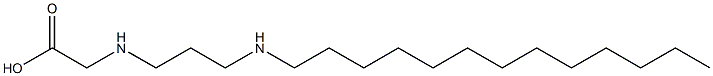 N-[3-(Tridecylamino)propyl]aminoacetic acid Struktur