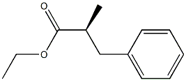 (S)-2-Methyl-3-phenylpropanoic acid ethyl ester Struktur