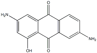 1-Hydroxy-3,7-diaminoanthraquinone Struktur