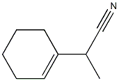 2-(1-Cyclohexenyl)propanenitrile Struktur