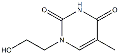 1-(2-Hydroxyethyl)thymine Struktur