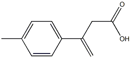 3-(p-Tolyl)-3-butenoic acid Struktur