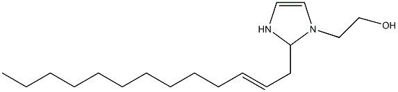 2-(2-Tridecenyl)-4-imidazoline-1-ethanol Struktur