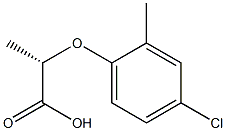 (2S)-2-(2-Methyl-4-chlorophenoxy)propionic acid Struktur