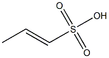 1-Propene-1-sulfonic acid Struktur