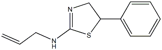 2-(2-Propenylamino)-5-phenyl-2-thiazoline Struktur