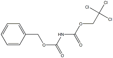 N-[(2,2,2-Trichloroethyl)oxycarbonyl]carbamic acid benzyl ester Struktur