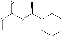 (-)-Carbonic acid methyl[(S)-1-cyclohexylethyl] ester Structure