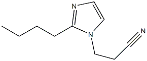 2-Butyl-1-(2-cyanoethyl)-1H-imidazole Struktur