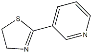 2-(Pyridin-3-yl)-4,5-dihydrothiazole Struktur