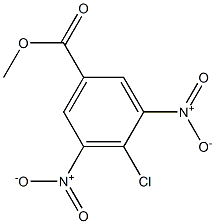 4-Chloro-3,5-dinitrobenzoic acid methyl ester Struktur