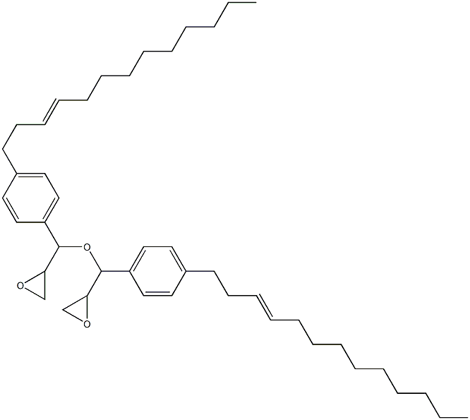 4-(3-Tridecenyl)phenylglycidyl ether Struktur