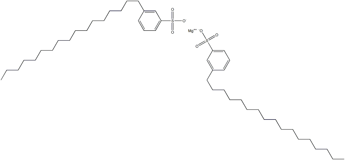 Bis(3-heptadecylbenzenesulfonic acid)magnesium salt Struktur