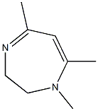 1,5,7-Trimethyl-2,3-dihydro-1H-1,4-diazepine Struktur