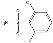 3-Chlorotoluenesulfonic acid amide Struktur