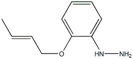 [2-[(2-Butenyl)oxy]phenyl]hydrazine Struktur