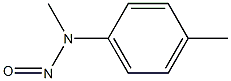 N,4-Dimethyl-N-nitrosoaniline Struktur