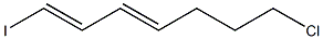(3E)-1-Iodo-7-chloro-1,3-heptadiene Struktur