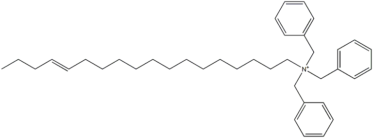 (14-Octadecenyl)tribenzylaminium Struktur