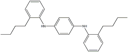 N,N'-Bis(2-butylphenyl)-p-phenylenediamine Struktur