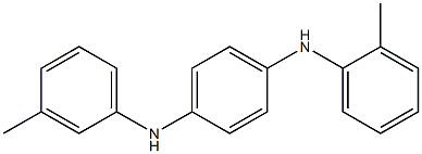 N-(2-Methylphenyl)-N'-(3-methylphenyl)-p-phenylenediamine Struktur