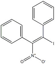 (Z)-1-Iodo-2-nitro-1,2-diphenylethene Struktur