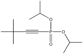 3,3-Dimethyl-1-butynylphosphonic acid diisopropyl ester Struktur