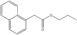 1-Naphthaleneacetic acid propyl ester Struktur