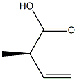 [R,(-)]-2-Methyl-3-butenoic acid Struktur