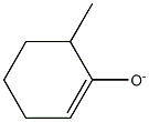 6-Methylcyclohexene-1-olate Struktur