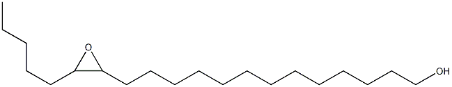 14,15-Epoxyicosan-1-ol Struktur