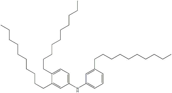 3,3',4'-Trisdecyl[iminobisbenzene] Struktur