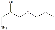 1-Amino-3-propoxy-2-propanol Struktur