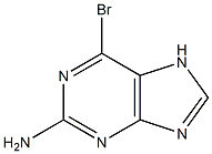 2-Amino-6-bromo-7H-purine Struktur