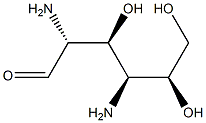 2,4-Diamino-2,4-dideoxy-D-glucose Struktur