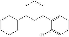 2-(3-Cyclohexylcyclohexyl)phenol Struktur