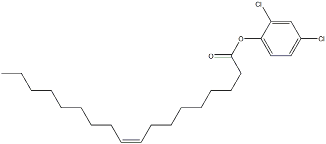 (9Z)-9-Octadecenoic acid 2,4-dichlorophenyl ester Struktur